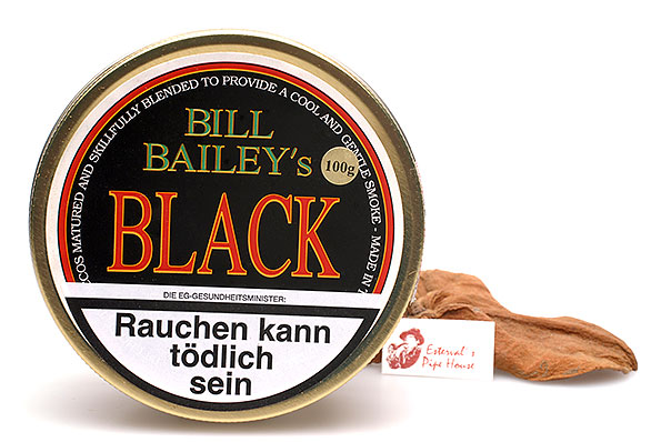 Bill Bailey´s Black Blend Pipe tobacco 100g Tin Bill Bailey´s Black Blend Pipe tobacco 100g Tin